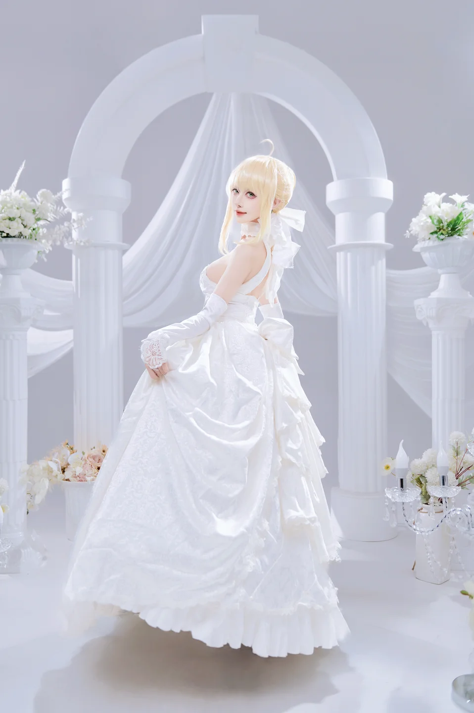 Shika小鹿鹿 - Fate Saber花嫁 [22P-284MB] tg@simisebaisi 【丝足阁】001.webp